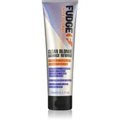 Odżywki do włosów - Fudge Clean Blonde Damage Rewind Violet | Odżywka regenerująca i tonująca włosy blond 250ml - miniaturka - grafika 1