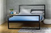 Łóżka - Łóżko metalowe nowoczesne "Simply 3" z dwoma szczytami - miniaturka - grafika 1