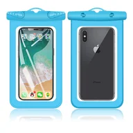 Etui i futerały do telefonów - INF Wodoodporne etui na telefon 7 cali Niebieski - miniaturka - grafika 1