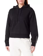 Bluzy damskie - BOSS Damska bluza C_ezone, czarny (Black1), M - miniaturka - grafika 1