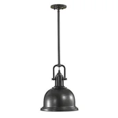 Lampy sufitowe - Parker Place lampa wisząca loft odcienie brązu FE-PARKER-P-M-DB Feiss - miniaturka - grafika 1