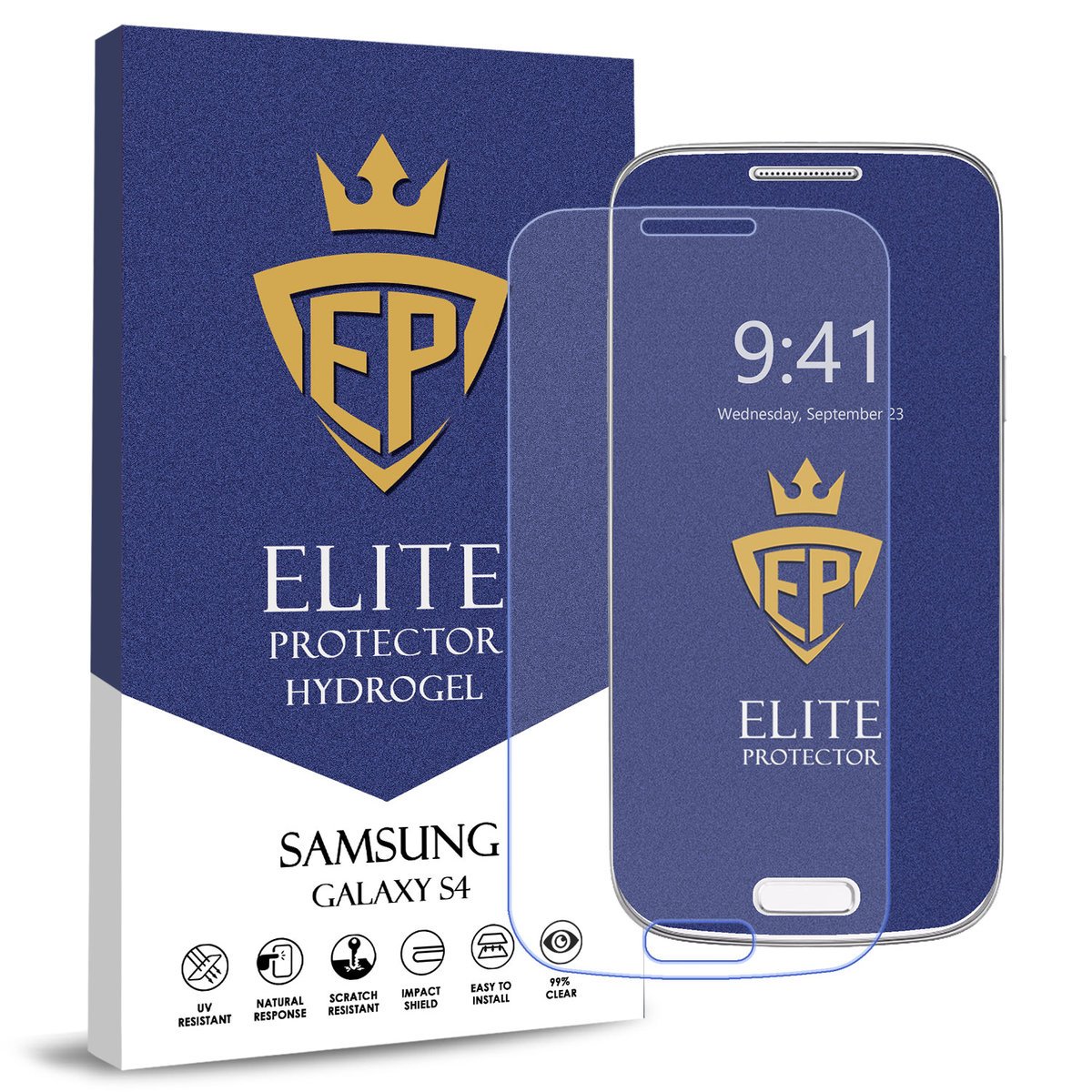 FOLIA 5D CAŁY EKRAN NA TELEFON DO SAMSUNG GALAXY S4 HYDROŻELOWA ORYGINAŁ
