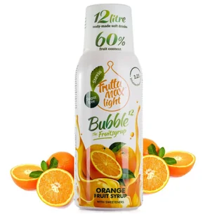 Syrop FruttaMax POMARAŃCZA LIGHT Koncentrat 500 ml na 12L BEZ CUKRU - Syropy i koncentraty owocowe - miniaturka - grafika 1