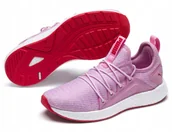 Sneakersy damskie - Buty damskie Puma Nrgy Neko Knit r.35,5 dziecięce różowe sneakersy lekkie - miniaturka - grafika 1
