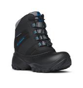 Buty dla dziewczynek - Młodzieżowe buty zimowe Columbia Youth Rope Tow™ III Waterproof Boot black/dark compass - 32 - miniaturka - grafika 1
