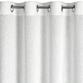 Zasłony - Zasłona EUROFIRANY Essi 140 x 250 cm Biało-srebrny - miniaturka - grafika 1