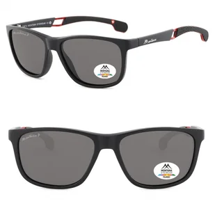Męskie okulary przeciwsłoneczne z filtrem UV400 i polaryzacją SP315 czarne - Okulary przeciwsłoneczne - miniaturka - grafika 1