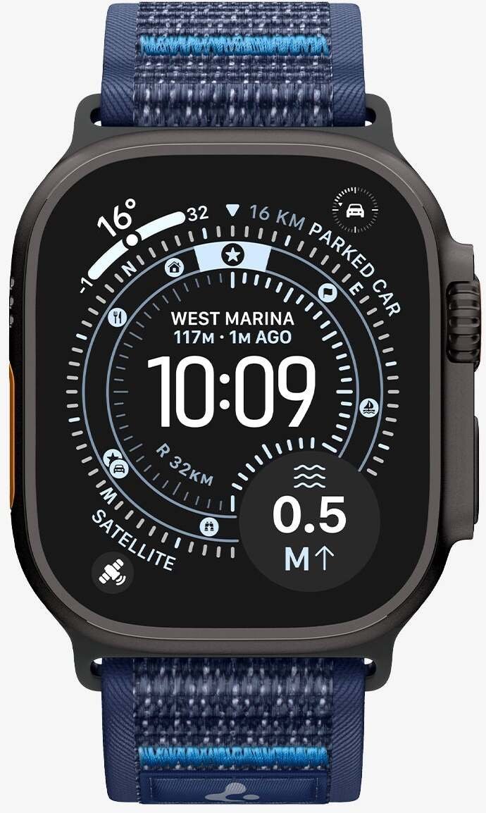 Spigen Athlex Air 2 Active Band, navy blue - Apple Watch 49mm/46mm/45mm/44mm