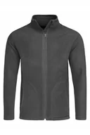 Bluzy męskie - Bluza Polarowa Polar Męski ACTIVE FLEECE JAKOŚĆ STEDMAN 5030 SZARY GRAf 2XL - miniaturka - grafika 1