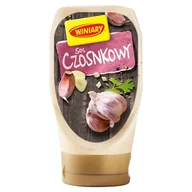 Majonezy i dressingi - WINIARY Sos Czosnkowy w butelce do kanapek 300ml - miniaturka - grafika 1