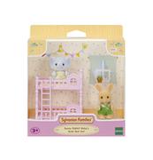 Figurki dla dzieci - Sylvanian Families, Figurki Kolekcjonerskie, Zestaw Słoneczny Królik z Łóżkiem - miniaturka - grafika 1