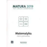 Materiały pomocnicze dla uczniów - Orlińska Marzena Matematyka Matura 2019 Testy i arkusze Zakres podstawowy - miniaturka - grafika 1