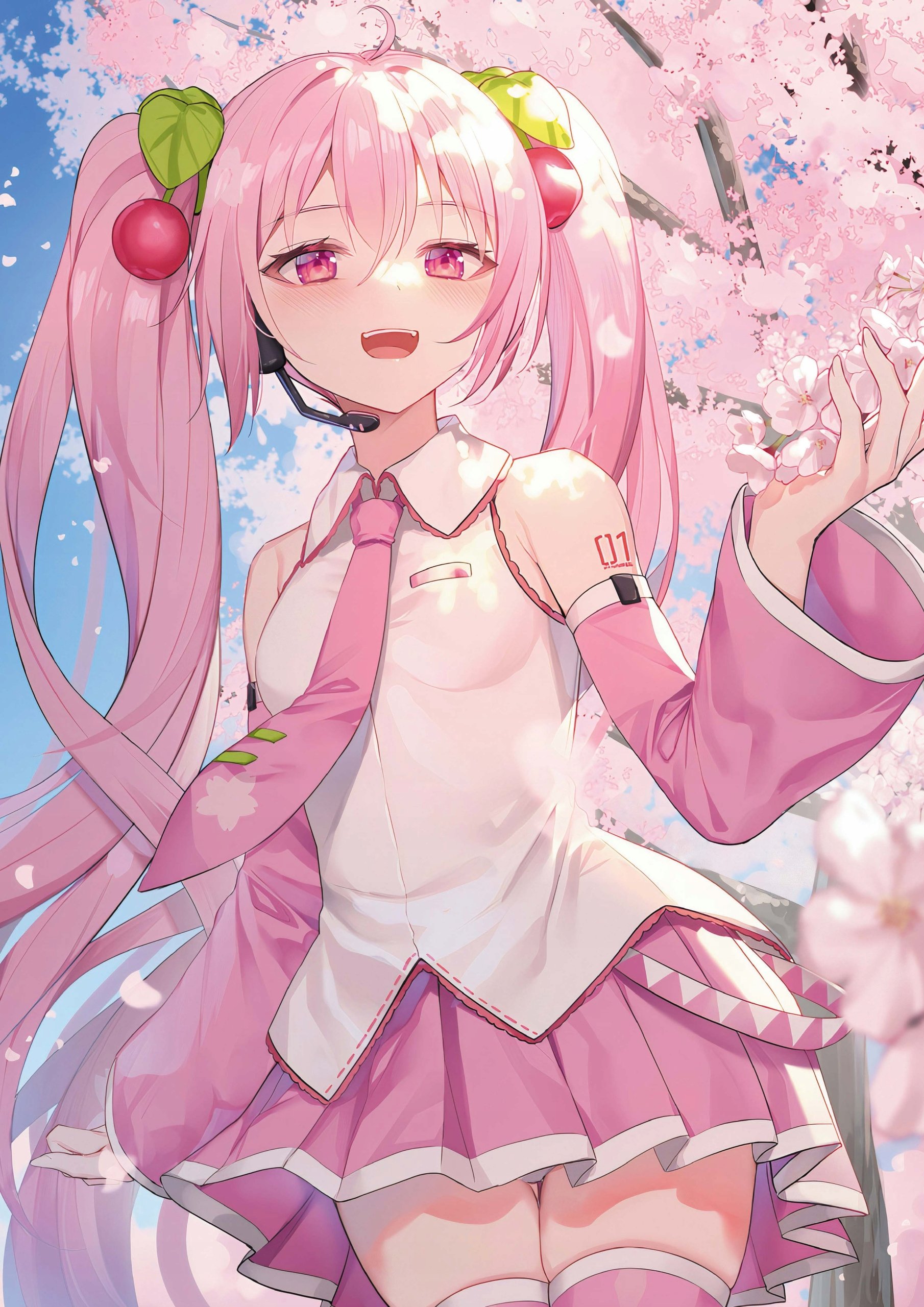 Plakat A1 Vocaloid Hatsune Miku Sakura Design