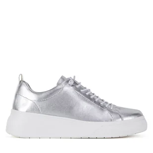 Półbuty Rieker Revolution Lifestyle W2301-90 Srebrny - Półbuty damskie - miniaturka - grafika 1