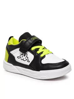 Buty dla chłopców - Kappa Sneakersy Lineup Low K 260932K Czarny - grafika 1