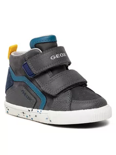 Buty dla chłopców - Geox Sneakersy B Kilwi Boy C B04A7C 022ME C0665 M Szary - grafika 1