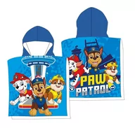 Okrycia kąpielowe dla dzieci - Ręcznik plażowy dziecięcy poncho 55x110 Psi patrol boy - miniaturka - grafika 1