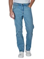 Spodnie męskie - Męskie spodnie jeansowe proste Wrangler REGULAR FIT W38 L32 - miniaturka - grafika 1