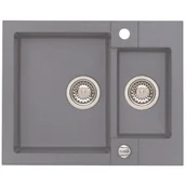 Zlewozmywaki - Zlewozmywak ALVEUS Rock 80 kol. 04 Steel - miniaturka - grafika 1