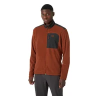 Kurtki męskie - Męska kurtka polarowa Helly Hansen Daybreaker Block Jacket iron oxide - M - miniaturka - grafika 1