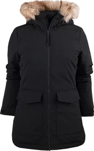 Adidas Kurtka damska adidas Parka Hooded Fur czarna IJ8260 XL - Kurtki i kamizelki sportowe damskie - miniaturka - grafika 1