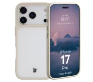Etui i futerały do telefonów - Bizon Angelo do Apple iPhone 17 Pro z beżową ramką - miniaturka - grafika 1
