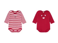 Body dla niemowląt - KANZ Body niemowlęce, 2 sztuki (Czerwony/biały, 62) - miniaturka - grafika 1