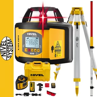 Niwelator laserowy NL540 Nivel System + Detektor RD700 + Statyw aluminiowy SJJ1 + Łata laserowa LS-24 - Sprzęt geodezyjny Niwelator laserowy NL540 Nivel System + Detektor RD700 + Statyw aluminiowy SJJ1 + Łata laserowa LS-24 - Sprzęt geodezyjny - miniaturka - grafika 1
