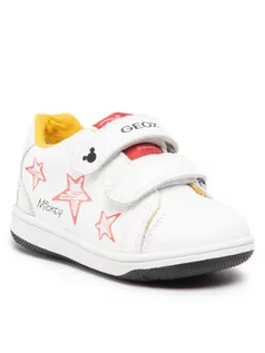 Buty dla chłopców - Geox Sneakersy B New Flick B. A B251LA 00085 C0404 M Biały - grafika 1