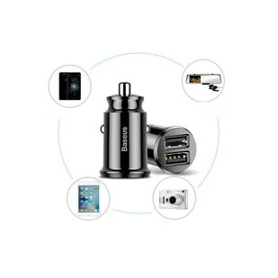 Baseus Grain Car Charger mini ładowarka samochodowa 2x USB 3.1A biały (CCALL-ML02) - Ładowarki samochodowe - miniaturka - grafika 9