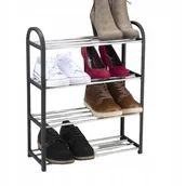 Szafki na buty - Szafka na buty regał 4 półki do przedpokoju 50x57cm ok. 8 par butów lekka - miniaturka - grafika 1