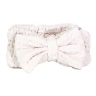 Ozdoby do włosów - Nacomi Opaska na włosy z mikrofibry White 1 szt - miniaturka - grafika 1