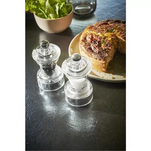 BISTRO Młynek do soli 10 cm akrylowy - Młynki do soli i pieprzu - miniaturka - grafika 2