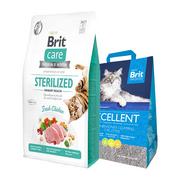 Sucha karma dla kotów - Brit Care Cat Grain Free Sterilized Urinary Health 7 kg - miniaturka - grafika 1