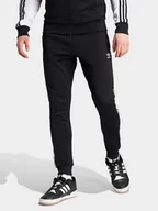 Spodnie sportowe męskie - adidas Spodnie dresowe adicolor Classics SST IL2488 Czarny Slim Fit - miniaturka - grafika 1