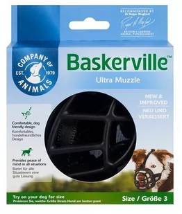 Baskerville Kaganiec Ultra-3 czarny - Kagańce dla psów - miniaturka - grafika 1