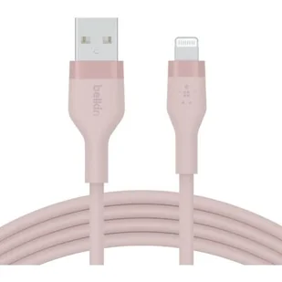 Belkin USB-A Lightning Silicone 2m Pink - Kable USB - miniaturka - grafika 1
