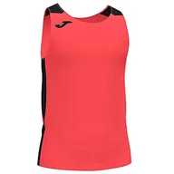 Koszulki sportowe męskie - Joma Top Record II Fluorkowy Różowy Czarny, 10222.031.XL - miniaturka - grafika 1