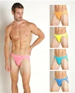 Majtki męskie - CALVIN KLEIN MĘSKIE JOCKSTRAP SLIPY 5PACK KOLOROWE L 0_7 - miniaturka - grafika 1