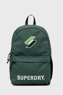 Plecaki - Superdry Plecak męski kolor zielony duży gładki - miniaturka - grafika 1