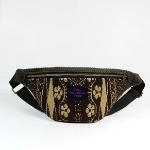 Nerka brązowo - beżowa z grubszej tkaniny ludowej - mniejsza - Nerki Nerka brązowo - beżowa z grubszej tkaniny ludowej - mniejsza - Nerki - miniaturka - grafika 1