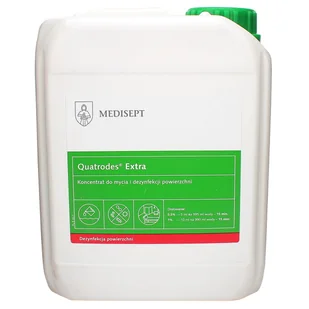 Medi Sept MEDILINE Quatrodes Extra 5L dezynfekcja powierzchni QUATRODES EXTRA 5L - Środki do WC - miniaturka - grafika 1