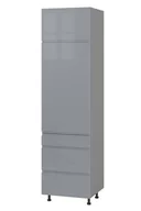 Meble kuchenne - Rimini Słupek Ds3-60-220 Hk-Xs_Modern Lewy Szary Połysk - miniaturka - grafika 1