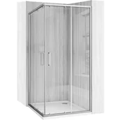 Kabiny prysznicowe - Rea Kabina prysznicowa Rea City 90x90 Nikiel Szczotkowany - miniaturka - grafika 1