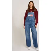 Kombinezony - Tommy Jeans Jeansowe ogrodniczki | Regular Fit - miniaturka - grafika 1