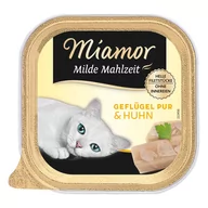 Mokra karma dla kotów - Miamor Milde Mahlzeit, 16 x 100 g - Czysty drób z kurczakiem - miniaturka - grafika 1