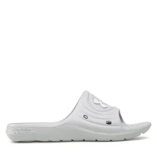 Klapki Under Armour Ua B Locker IV Sl 3023787-100 Szary - Buty dla chłopców - miniaturka - grafika 1