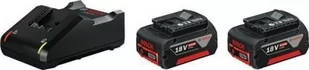 Bosch STARTERST 18V 2X4.0AH M/GAL1840 1600A019S0 - Akumulatory do elektronarzędzi - miniaturka - grafika 1