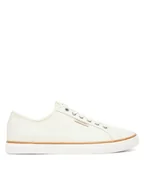 Trampki męskie - Calvin Klein Jeans Tenisówki Ess Vulc Low Mg Cv YM0YM01301 Beżowy - miniaturka - grafika 1