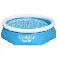Baseny ogrodowe - Nadmuchiwany basen Fast Set, okrągły, 244 x 66 cm, 57265 Lumarko! - miniaturka - grafika 1